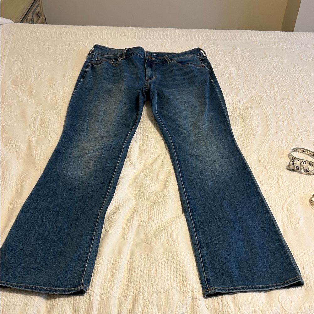 Old Navy Mid-Rise Kicker Boot-Cut Jeans